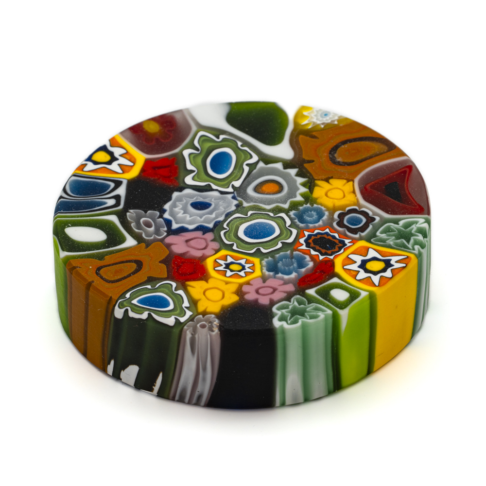 small millefiori paperweight