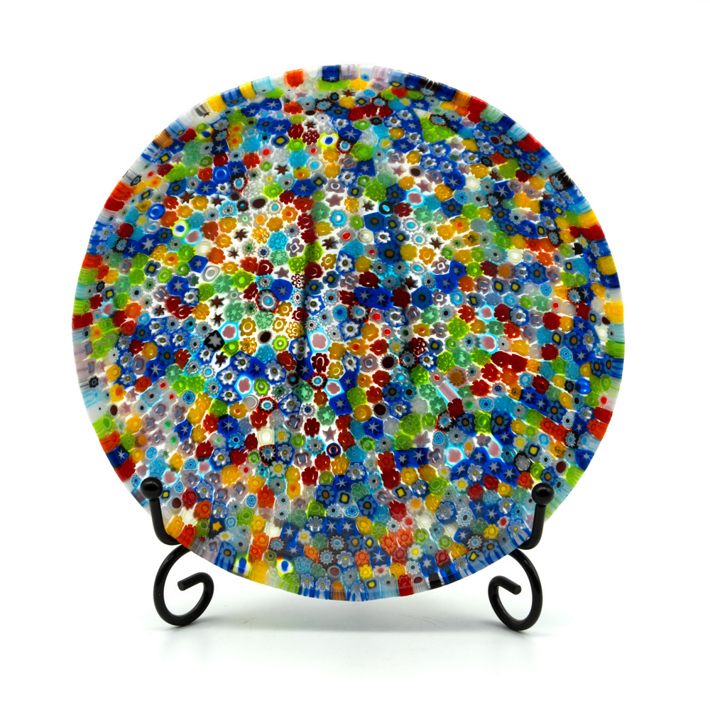 TRANSPARENT MILLEFIORI BOWL